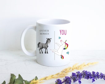 Other Bosses Gift, Gift for Boss, Funny Boss Personalized Mug, Promotion Mug, Best Boss Mug, Gift for Boss, Boss Birthday, #1 Boss