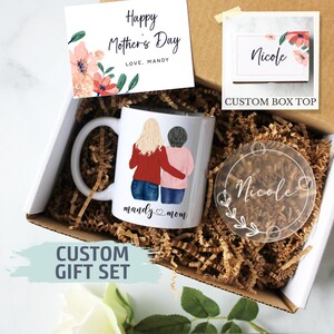 Personalized Mother&#39;s Day Gift Box | Gift for Mom, Mother&#39;s Day Gift Ideas, Custom Mom Gift, Mom Gift From Daughter, Mom Daughter Portrait,