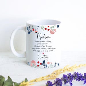 Future Mother In Law Gift #5, Mother of the Groom Gift from Bride, Mother in Law Gift, To My Future Mother In Law, Mother In Law wedding Mug
