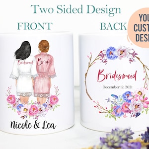 Personalized Bridesmaid Gift, Bridesmaid Proposal Mug, Will You Be My Bridesmaid, Wedding Party Gift, Bridesmaid Proposal, Bridal Party Gift
