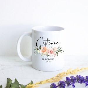 Bridesmaid Proposal, Bridesmaid Mug, Custom Personalized Mug, Bridesmaid Gift, Wedding Mug, Will You Be My Bridesmaid, Maid of Honor Gift