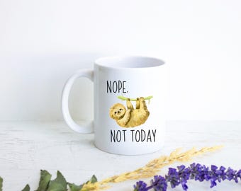 Taza divertida de perezoso, regalo para amantes de los perezosos, taza de perezoso, regalo de perezoso, regalo personalizado, taza de café de perezoso, regalo de cumpleaños, regalo divertido, taza divertida