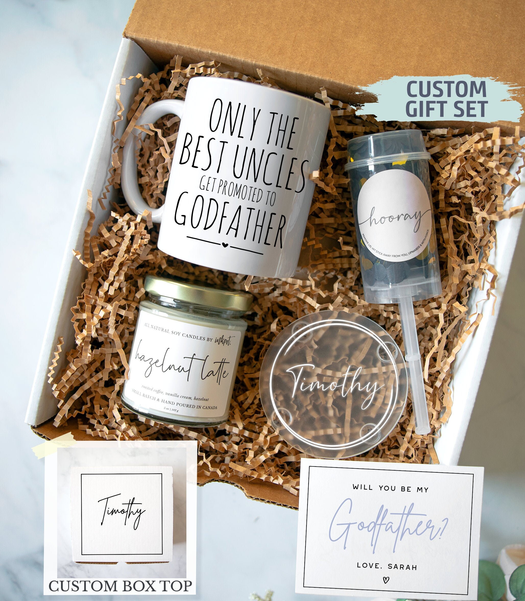 Godfather Gft, Godfather Proposal, Godfather Personalzed Tumbler...