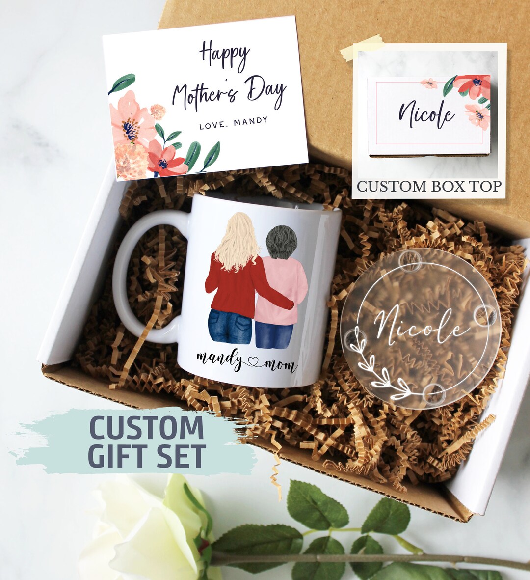 Personalized Mother's Day Gift Box Gift for Mom, Mother's Day Gift