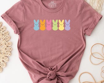 Easter Peeps Shirt Sweatshirt | Cute Easter Shirt, Happy Easter Shirt, Easter Tee, Women Easter Tee, Cute Bunny Tee, Easter Peeps Sweatshirt