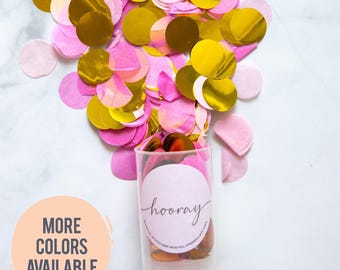 Confetti Popper | Confetti Push Pop, Stel je eigen doos samen, Verrassingscadeau