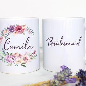 Bridesmaid Proposal, Bridesmaid Mug, Custom Personalized Mug, Bridesmaid Gift, Wedding Mug, Will You Be My Bridesmaid, Maid of Honor Gift