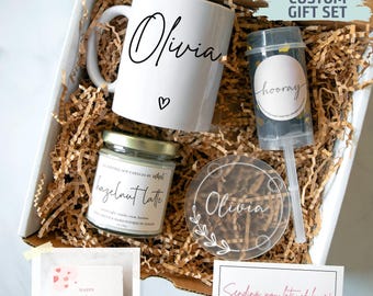 Personalized Valentine's Day Gift Box | Galentine's Day Care Package, Valentine's Gift Box for Her, Galentines Gift for Best Friend, Women