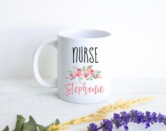 Gift for Nurse, Nurse Personalized Coffee Mug, Nurse Custom Gift, Nurse Graduation Gift, Medical Student Mug, Gift for Nursing Student