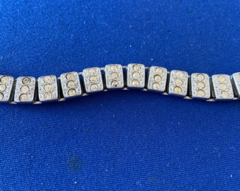Vintage Art Deco paste diamanté bracelet