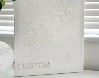 Custom Personalised Textured Wall Art - 3D Textured Canvas - Small ...