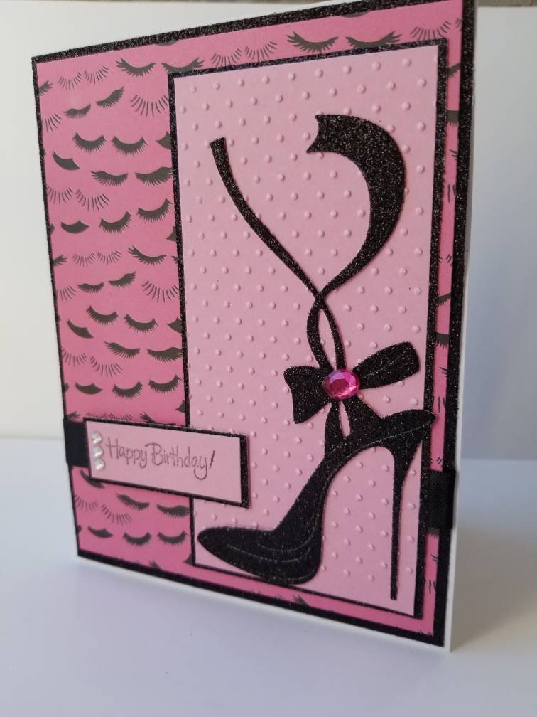 Shoe Lover Birthday Card, Sexy Birthday Card, 40th Birthday,50th