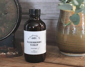 Organic Elderberry Syrup | Handcrafted | Made To Order | Elderberry Syrup