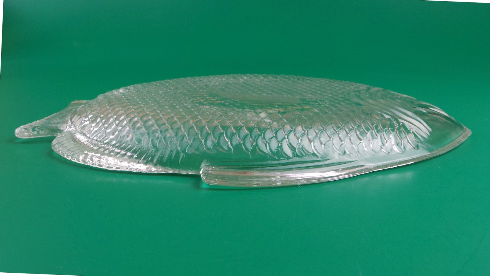 Vintage Clear Glass Fish Serving Tray Vintage Glass Fish Plate Made in USA Etsy
