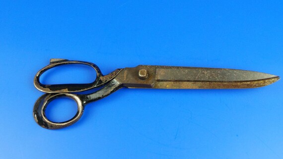SOLINGEN リンダーゾーリンゲン　鹿彫刻　 Old Solingen Vintage Solingen Scissors, German Stainless Steel Snips