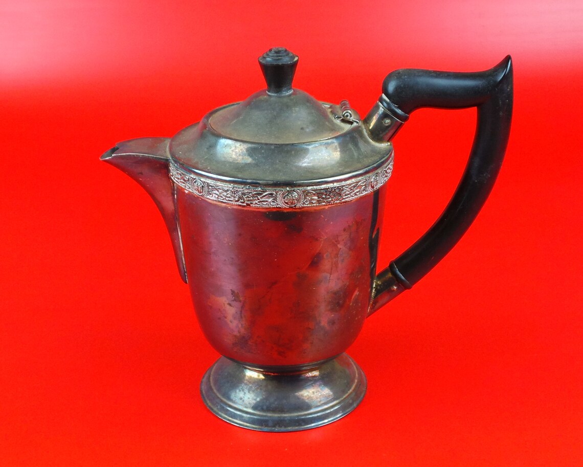 Antique Silver Plated Brass A1 EPNS Teapot Vintage Brass Etsy