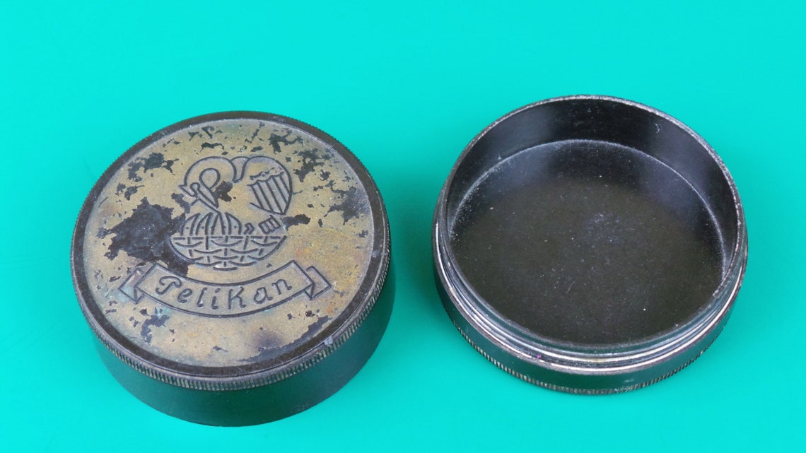 Vintage Bakelite Box Typewriter Ribbon Günther Wagner Vintage Etsy