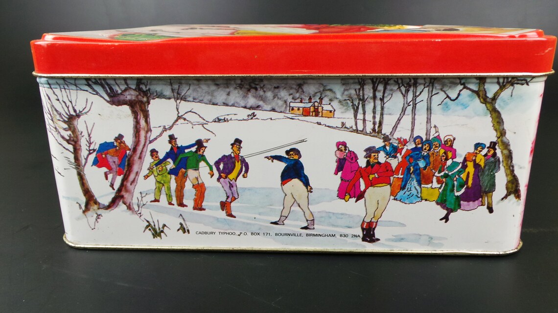 Vintage Large Square Tin Box Cadbury Collectable Tin Box - Etsy