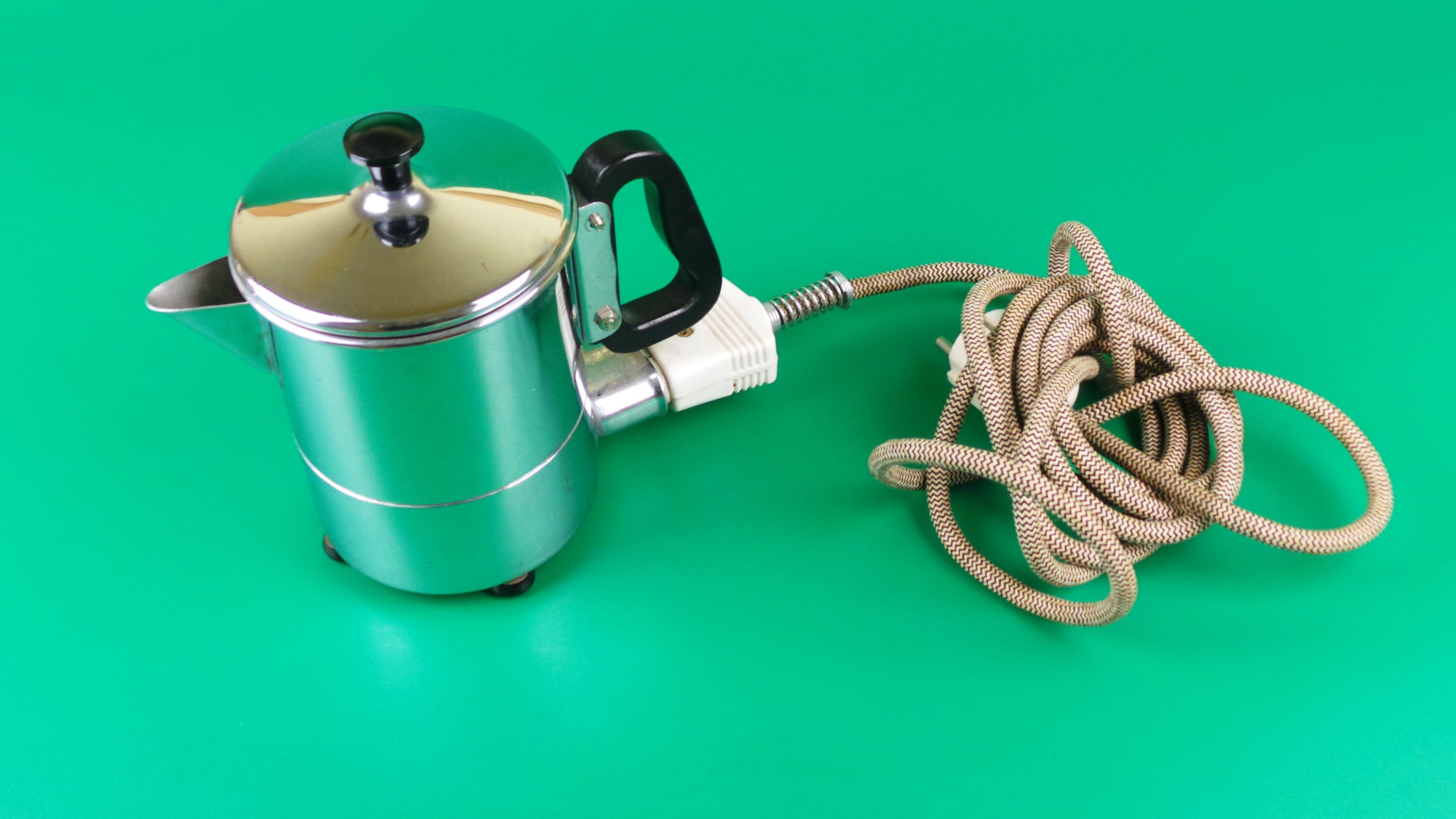 Vintage Electric Kettle Cloer Vintage Art Deco Metal Pot Made Etsy