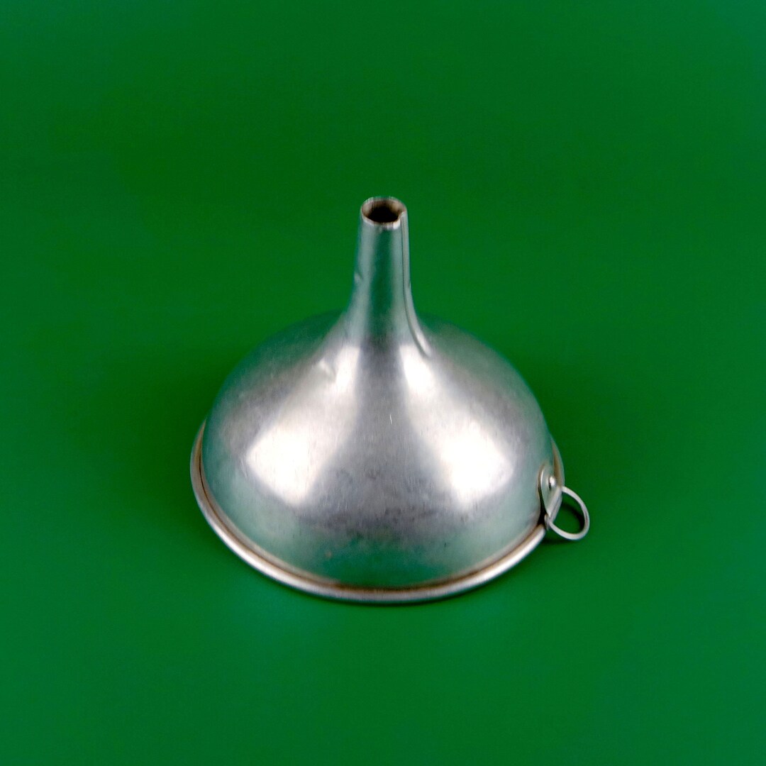 Vintage Aluminum Funnel With Chute Practice Kitchen Utensil Etsy