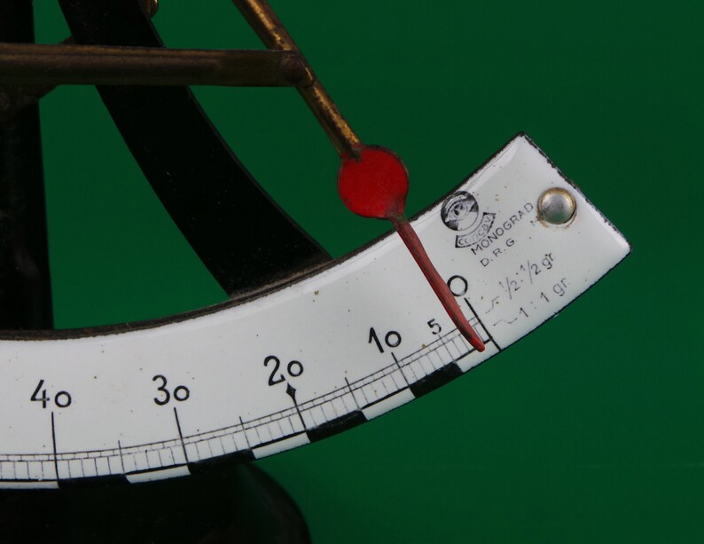 Vintage Letter Scales Concave Monograd D.R.G.M. Vintage Table Postal ...