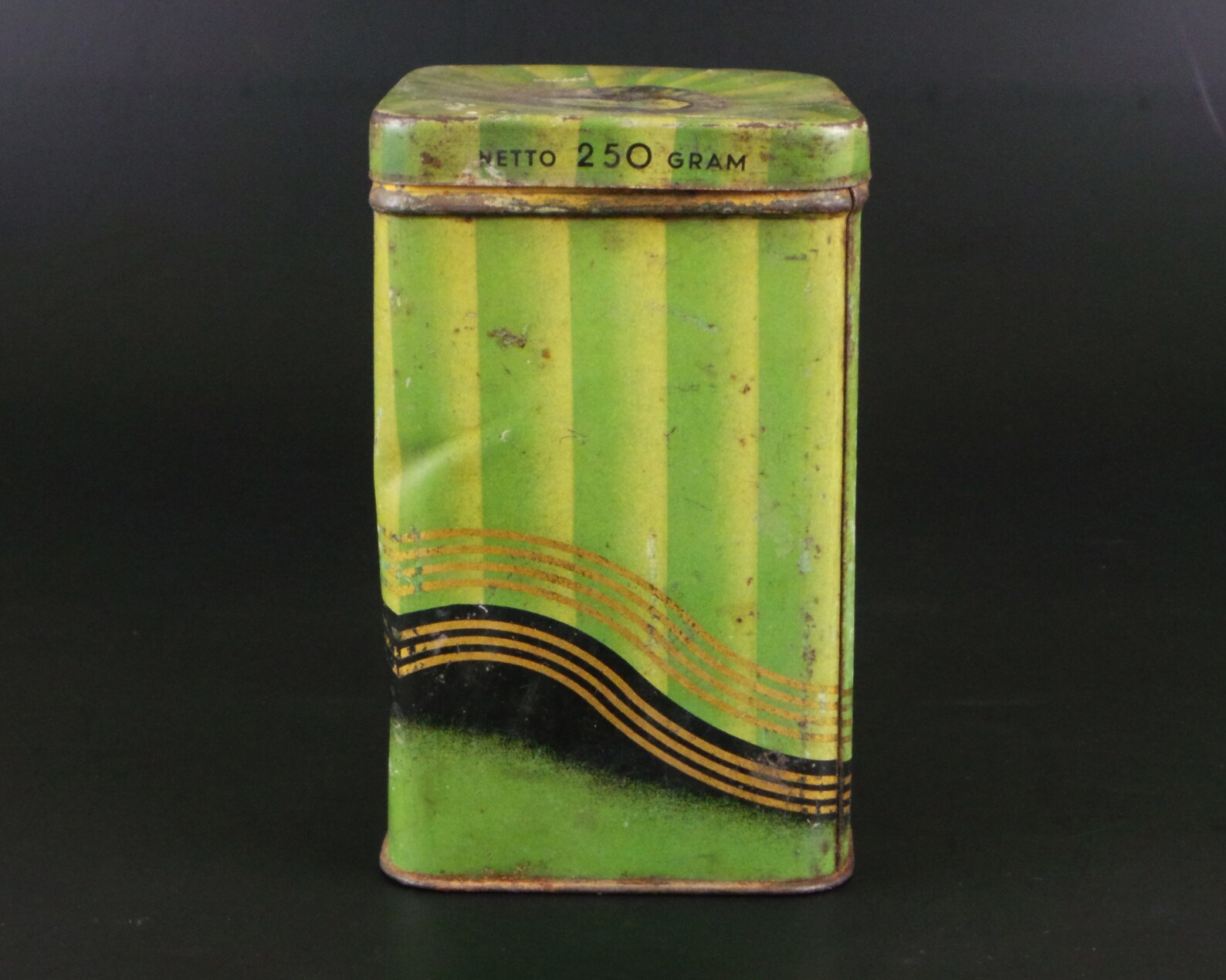 Antique Tea Tin Box Herbata Konsumcyjna E.W.I.G. Collectable Etsy