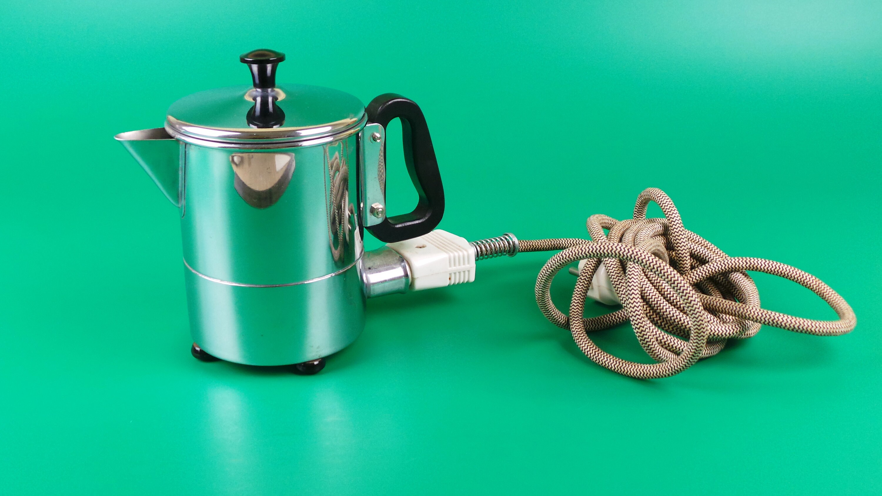 Vintage Electric Kettle Cloer Vintage Art Deco Metal Pot Made Etsy