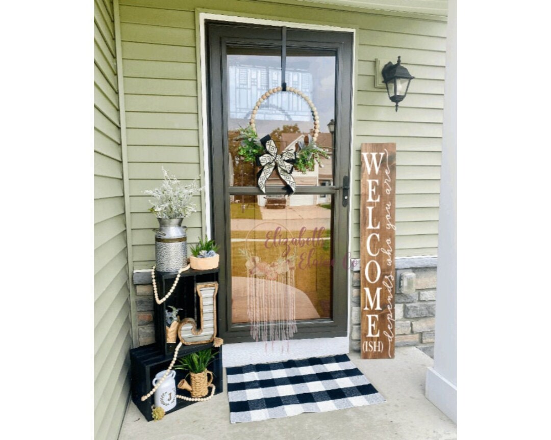 Personalized Porch Sign | 4 FT | 5 FT | Leaning Sign | Porch Decor ...
