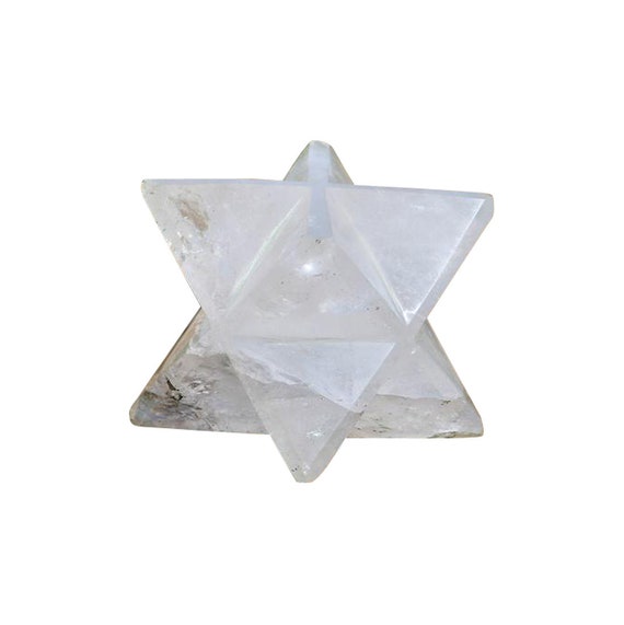Natural Chakra Rock Crystal Reiki Energy Merkaba Star Healing Stone Home Decor