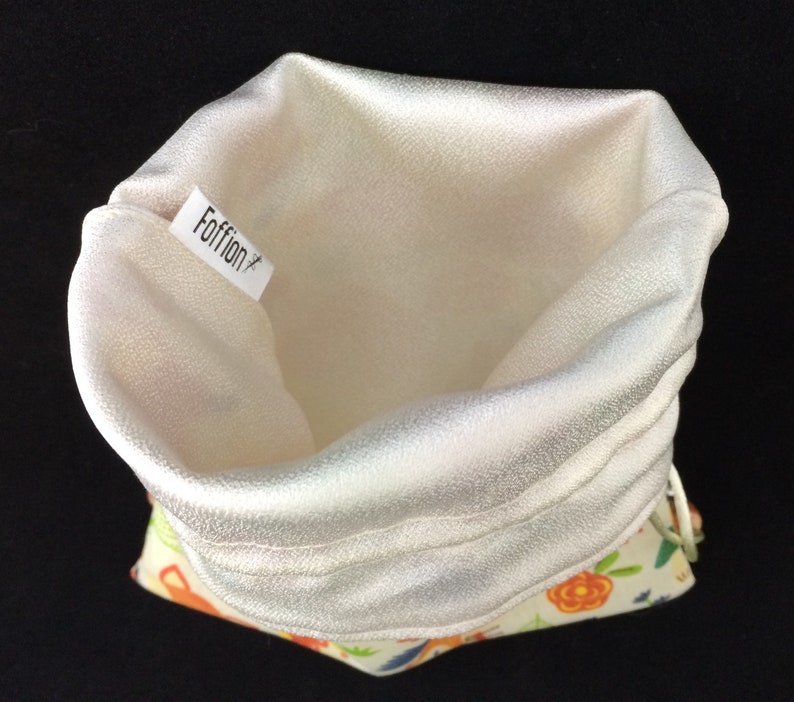 Tarot card pouch oracle card lined pouch tarot bag foxes | Etsy