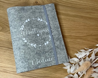 Maternity Pass Cover Personalized Made of Felt / Pregnancy Gift