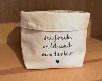 Utensilo Baby Changing Table / Organizer / Storage Basket / Fabric Basket for Changing Table / Storage