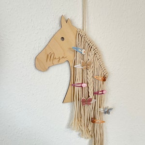 personalisierter-haarspangenhalter-haarspangenhalter-pferd