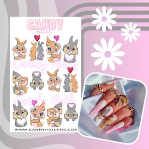 Wasserschiebefolie Nagelabziehbild Belle Beauty Beast inspiriert handgezeichnet valentine valentines day love