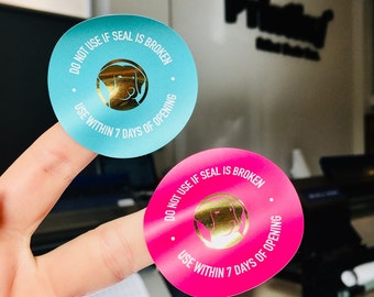 Goldfolien Sticker, Gold Etiketten, Goldfoliendruck, individuelle Sticker, Logo Etiketten, Benutzerdefinierte Etiketten