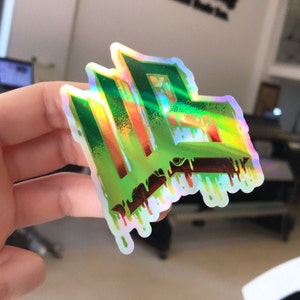 Personalized Holographic Stickers, Any Size Custom Holographic Labels, Any Shape, Holographic Vinyl Stickers, Branding and Packaging Ideas