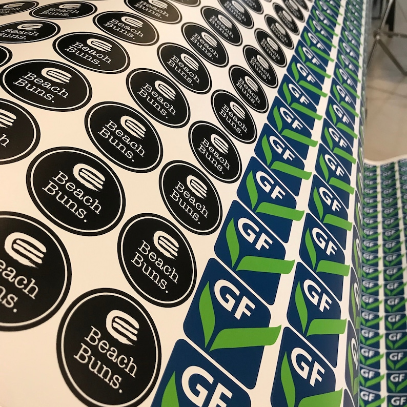 Custom Vinyl Sticker Bulk Personalized Stickers Logo Etsy