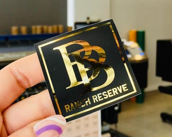 Gold Foil Printing, Gold Custom Stickers, Any Shape Custom Stickers, Any Color Logo Labels, Custom Product Labels