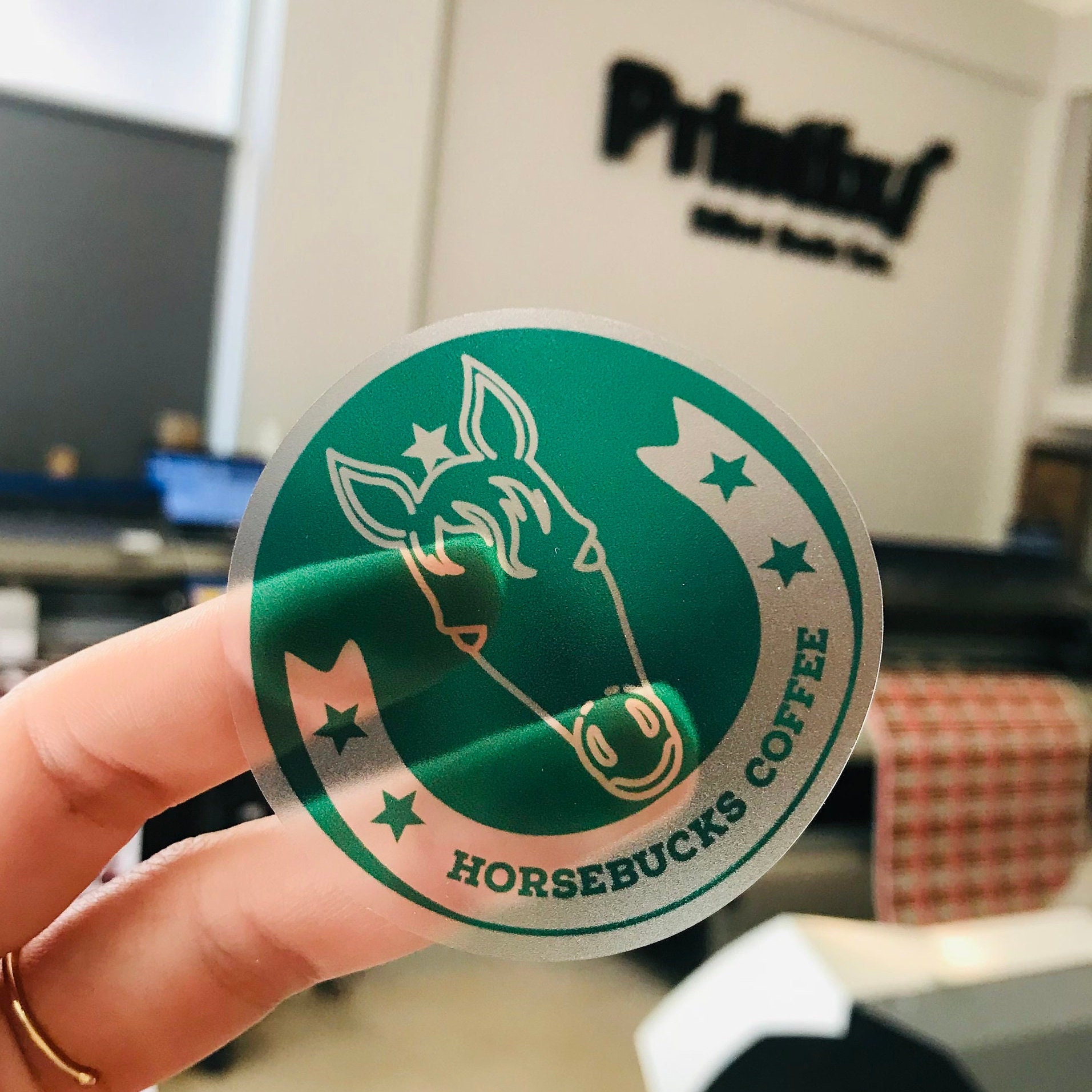 Custom Vinyl Sticker | Bulk Personalized Stickers | Clear Logo Stickers ...