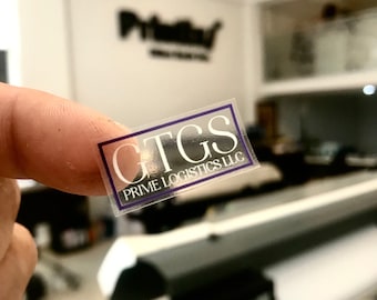 Transparente Etiketten mit weißer Tinte, jede Form, jede Größe, individuelle Aufkleber mit weißer Tinte, personalisierte Aufkleber mit weißer Tinte, Branding- und Verpackungsideen