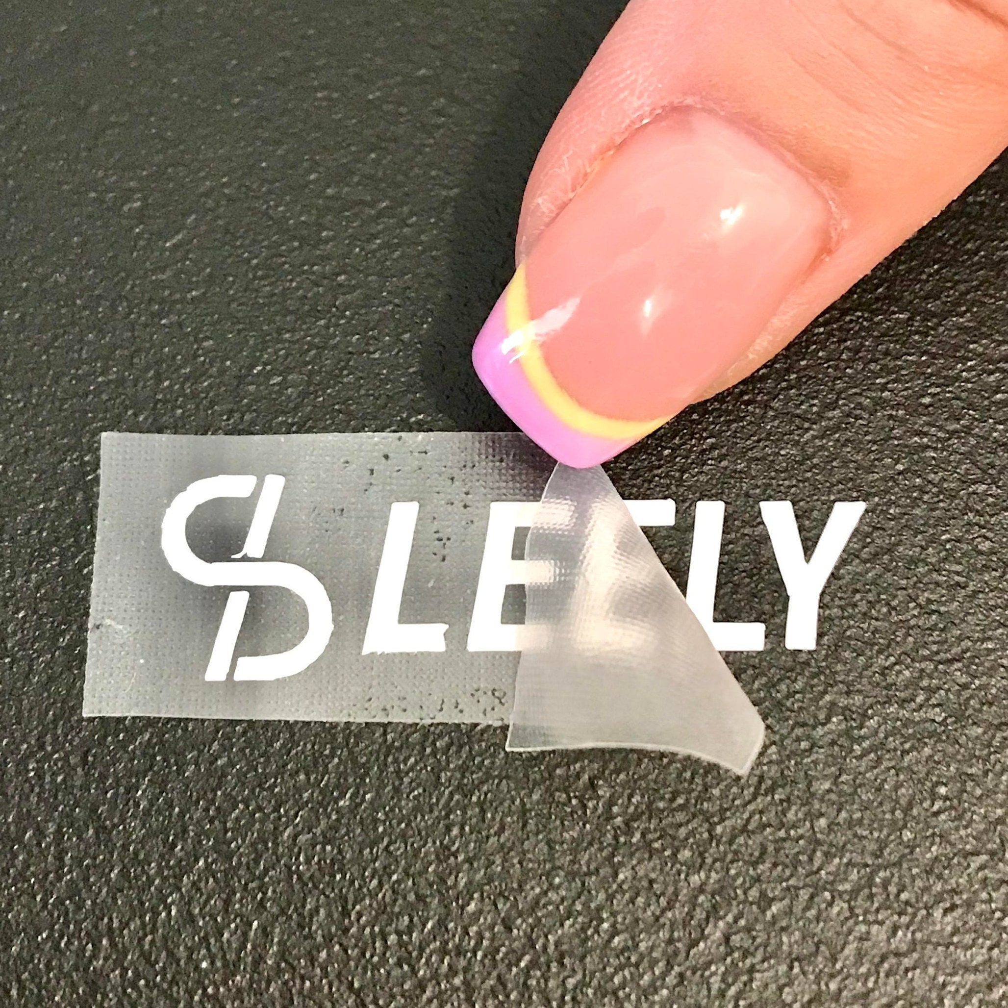 50 Pieces of Custom Vinyl Transfer Stickers, Shape to Cut,  Your Logo or Text, Any Color or Design, Custom Metallic Foil Cut