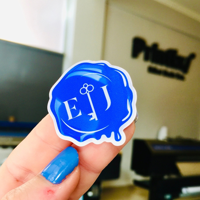 Custom Epoxy Dome Sticker Personalized 3D Domed Sticker Etsy