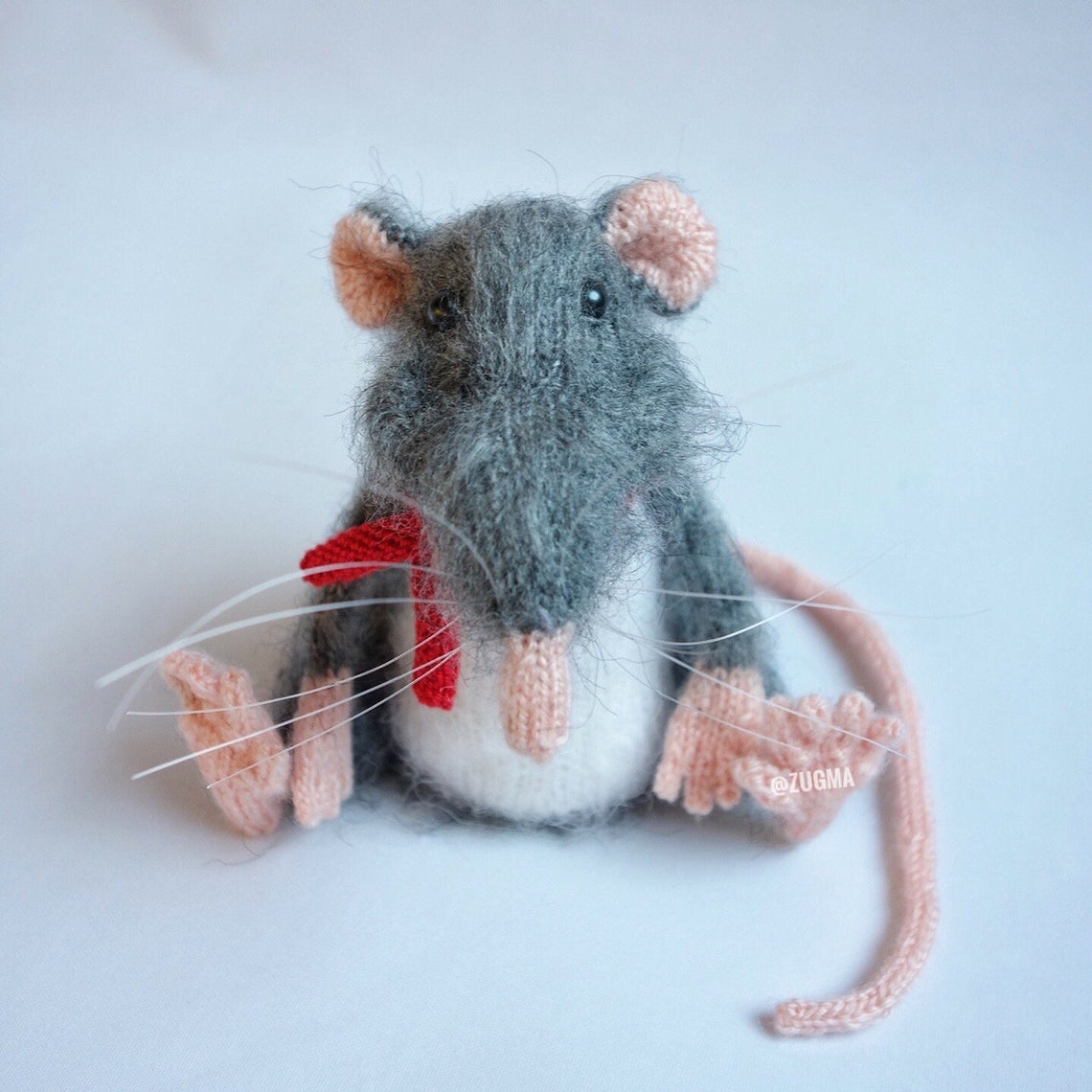 PDF Toy Rat Mouse Knitting Pattern Etsy