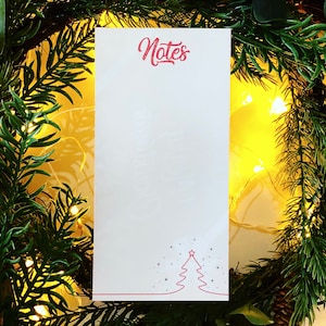 Weihnachtsnotizen DL Notizblock