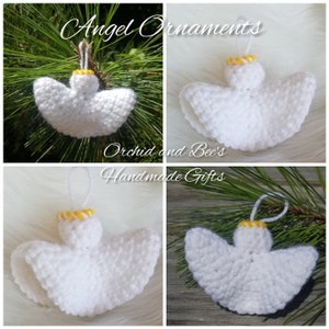 PDF Muster Engel Ornament Häkelanleitung-herunterladbare druckbare Datei Anleitung Christbaumschmuck Weihnachtsmann Winterurlaub christian