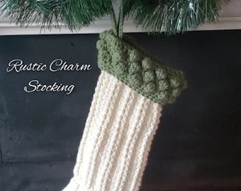 PDF MUSTER Charm Strumpf Häkelanleitung - Weihnachtsstrumpf Häkelanleitung Anleitung