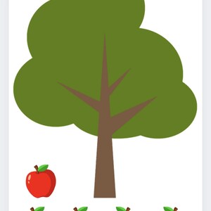 Riding education | Magnetic board | Games | Fruit tree | Fruits | Garden | Montessori