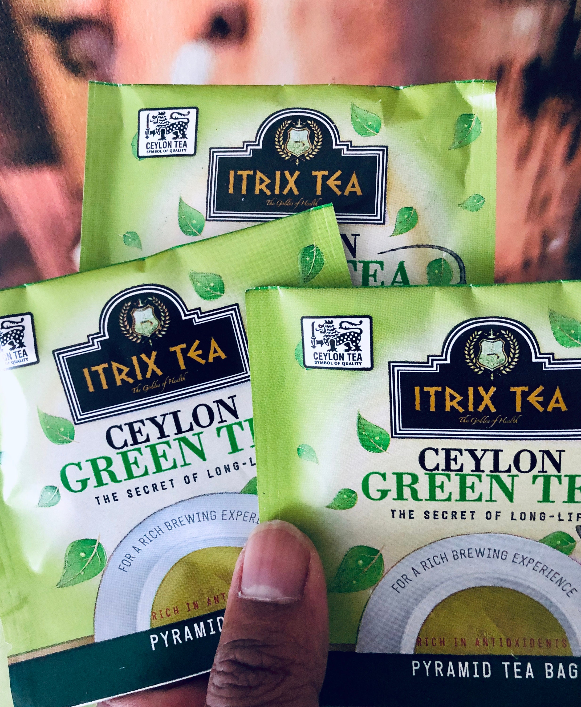 Organic Green Tea Leaves From Itrix Tea 25 Tea Bags 100 Etsy