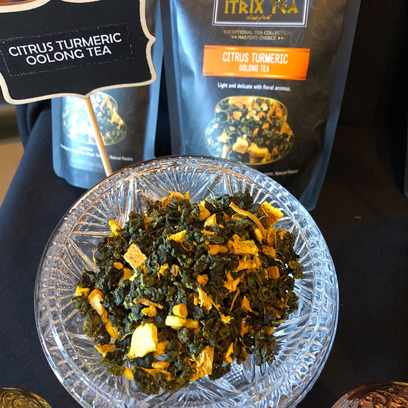 Oolong Tea Orange Peel Ginger Citrusturmeric Supports Etsy