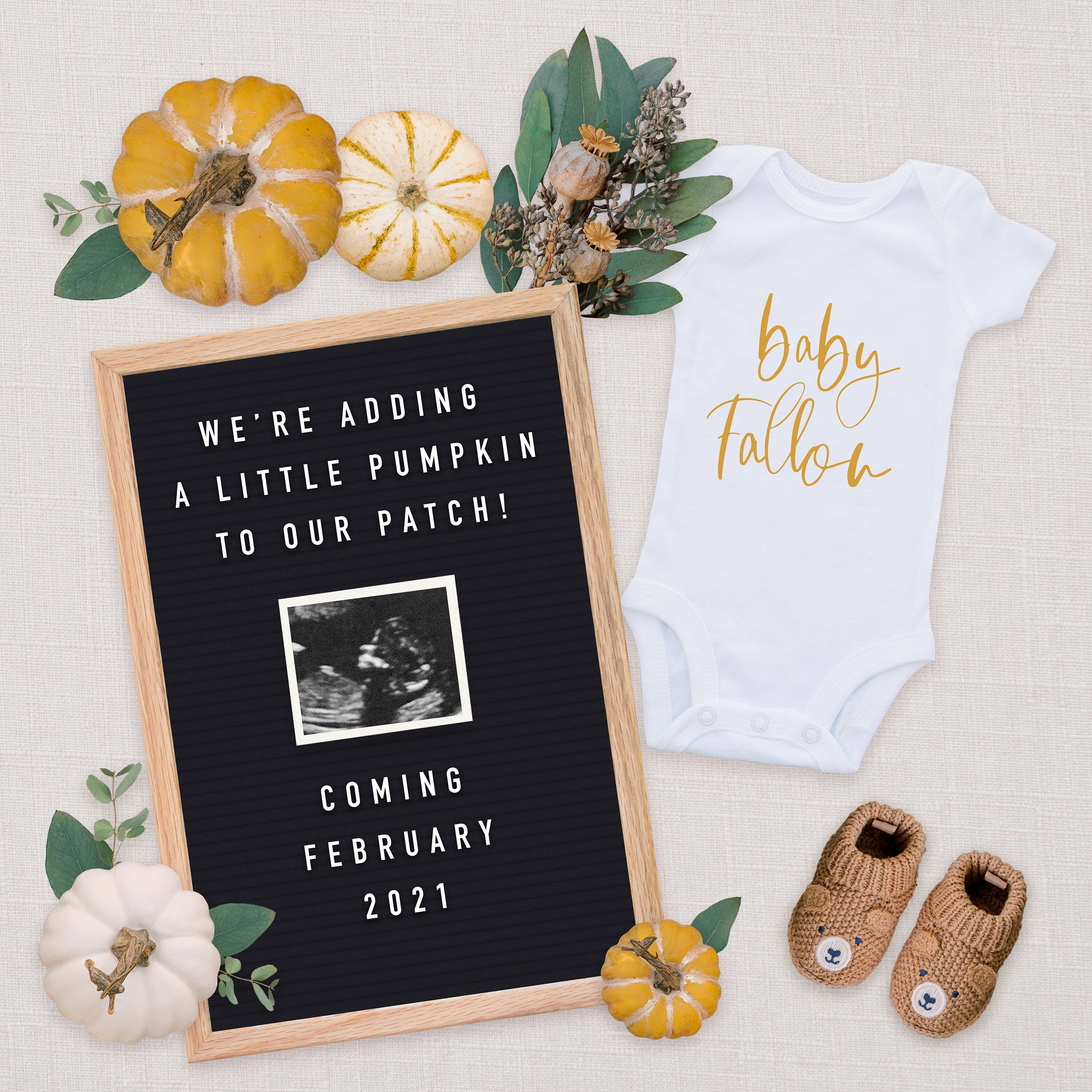 Fall pregnancy announcement digital download for social Etsy Fall pregnancy announcement digital download for social Etsy